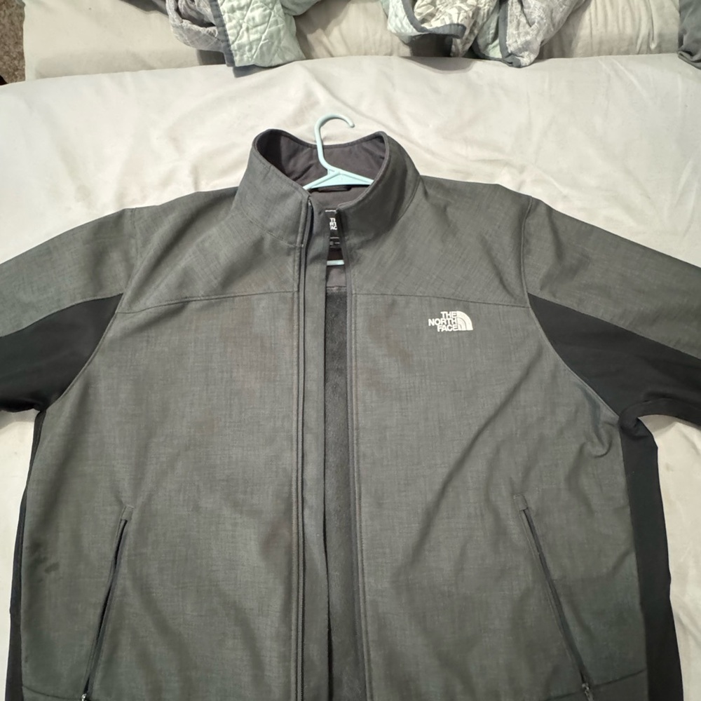 The North Face Men's Charcoal and Black Performance Jacket size 3XL